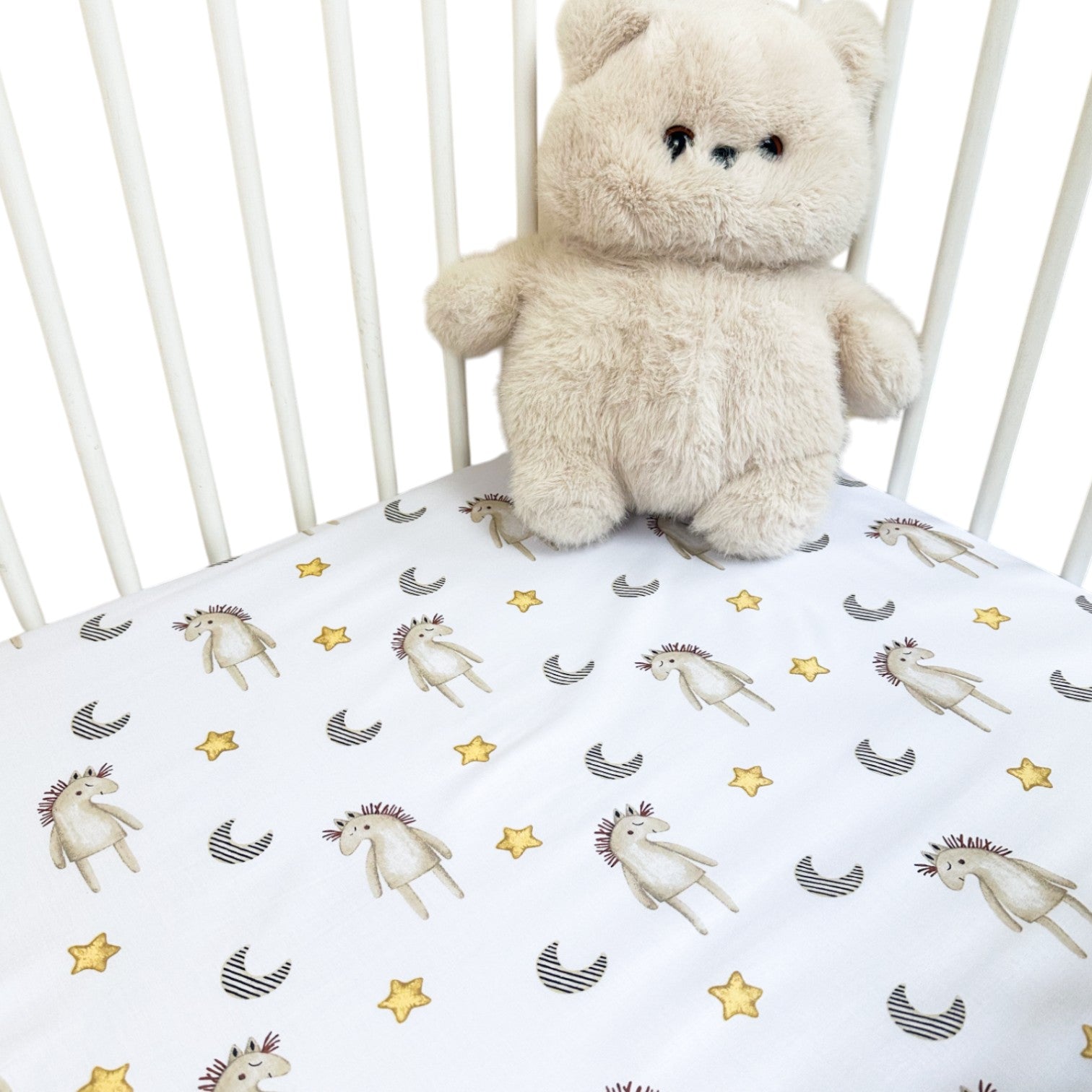 Prześcieradło z gumką 60x120 100% Bawełna przescieradlo do łóżeczka