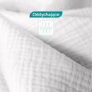 Plumeri Pieluszki muślinowe Białe 7szt. 30x30 cm