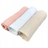 Pieluszki muślinowe duże Plumeri 3x 70×70 cm - większy rozmiar, komfort