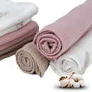 Plumeri Pieluszki muślinowe zestaw kolorów 3 szt. 70x70 cm