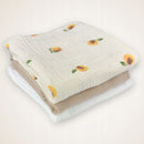 Plumeri Pieluszki muślinowe zestaw kolorów 3 szt. 70x70 cm