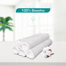 Plumeri Pieluszki muślinowe Białe 3 szt. 70x70 cm