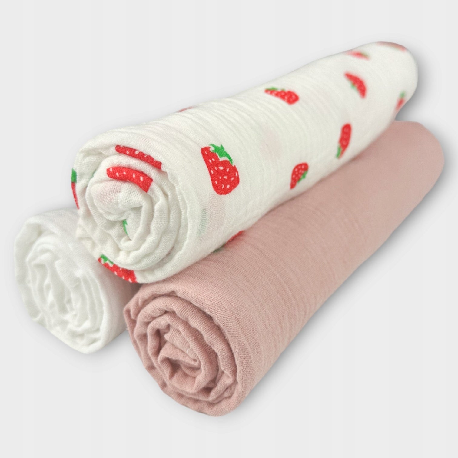 Plumeri Pieluszki muślinowe zestaw kolorów 3 szt. 70x70 cm