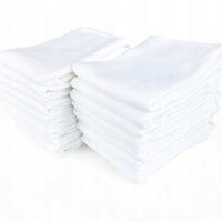 Pieluchy Pieluszki Tetrowe Białe 20szt 70x80cm 100% Bawełna, Gęsta Kratka