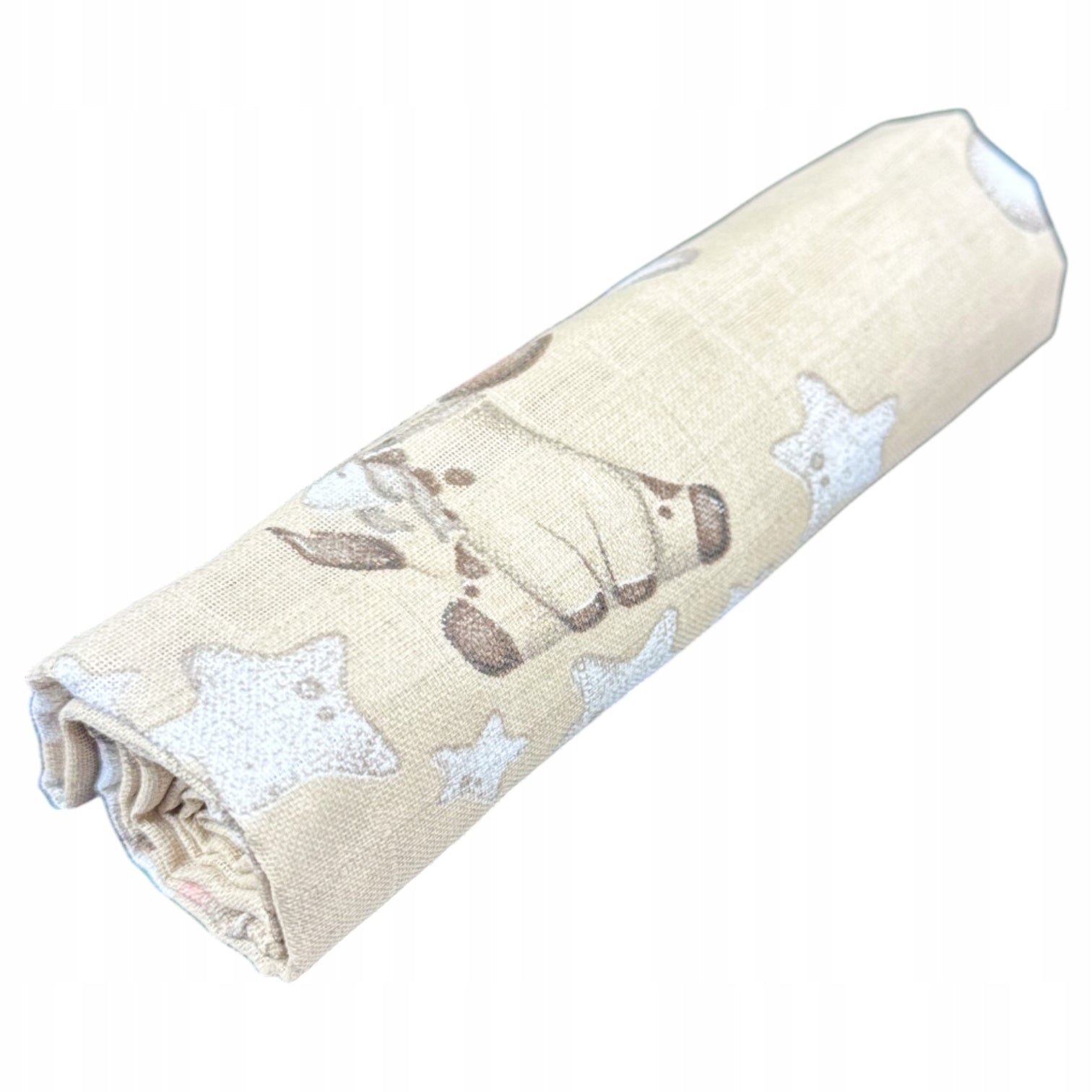 Otulacz muślin kratka, 120x120 cm, Żyrafa Muślin Kratka | Plumeri