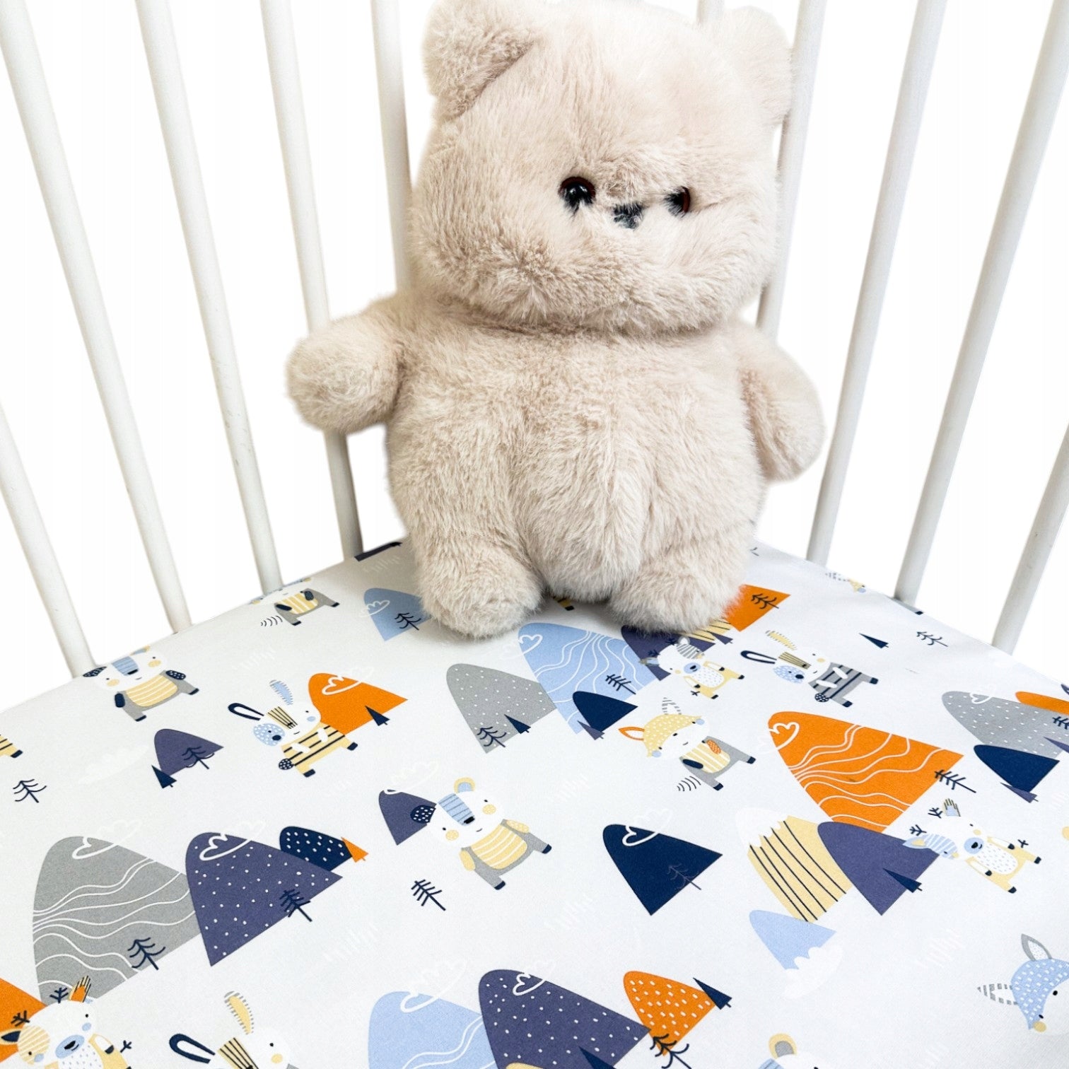 Prześcieradło z gumką 60x120 100% Bawełna przescieradlo do łóżeczka