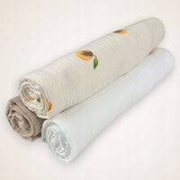 Plumeri Pieluszki muślinowe zestaw kolorów 3 szt. 70x70 cm