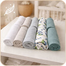 Plumeri Pieluszki muślinowe zestaw kolorów 10 szt. 50x30 cm