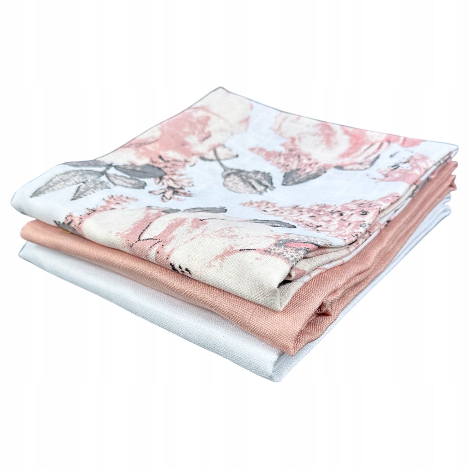 Pieluszki muślinowe duże Plumeri 3x 70×70 cm - większy rozmiar, komfort