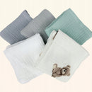 Plumeri Pieluszki muślinowe zestaw kolorów 10 szt. 50x30 cm