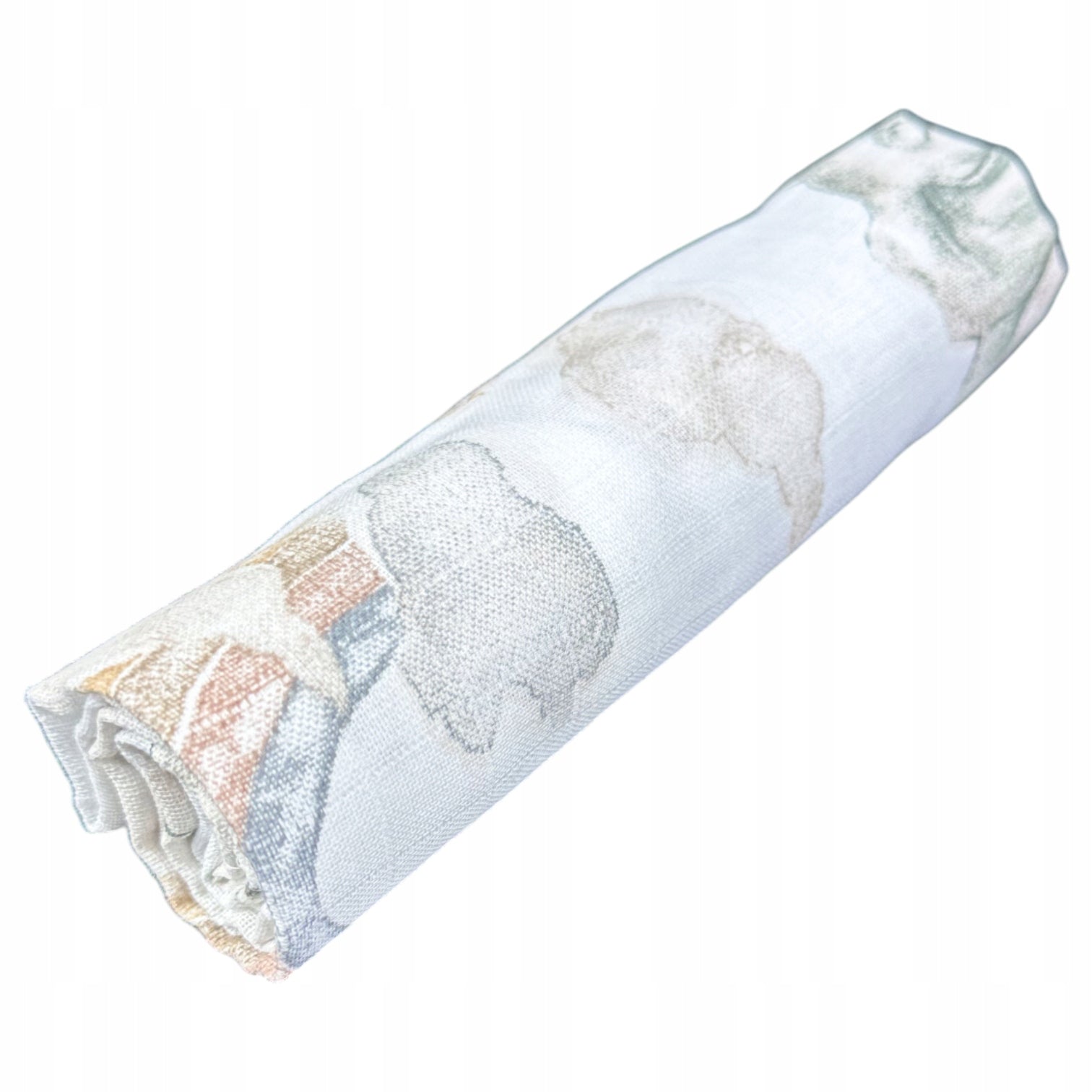 Pieluszki muślinowe duże Plumeri 1x 70×70 cm - większy rozmiar, komfort