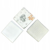 Pieluszki muślinowe duże Plumeri 3x 70×70 cm - większy rozmiar, komfort