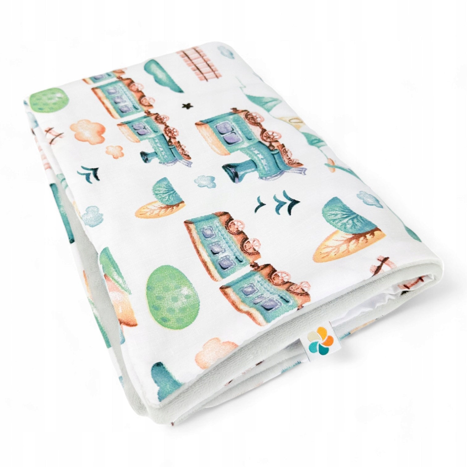 Plumeri Dwustronny Kocyk Minky dla Niemowląt , Kocyk do fotelika