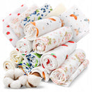 Plumeri Pieluszki muślinowe zestaw kolorów 10 szt. 30x30 cm