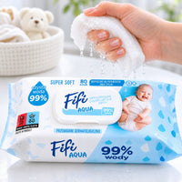 Chusteczki nawilżane Opharm FiFi Aqua, 18 × 80 szt.