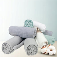 Plumeri Pieluszki muślinowe zestaw kolorów 10 szt. 30x30 cm