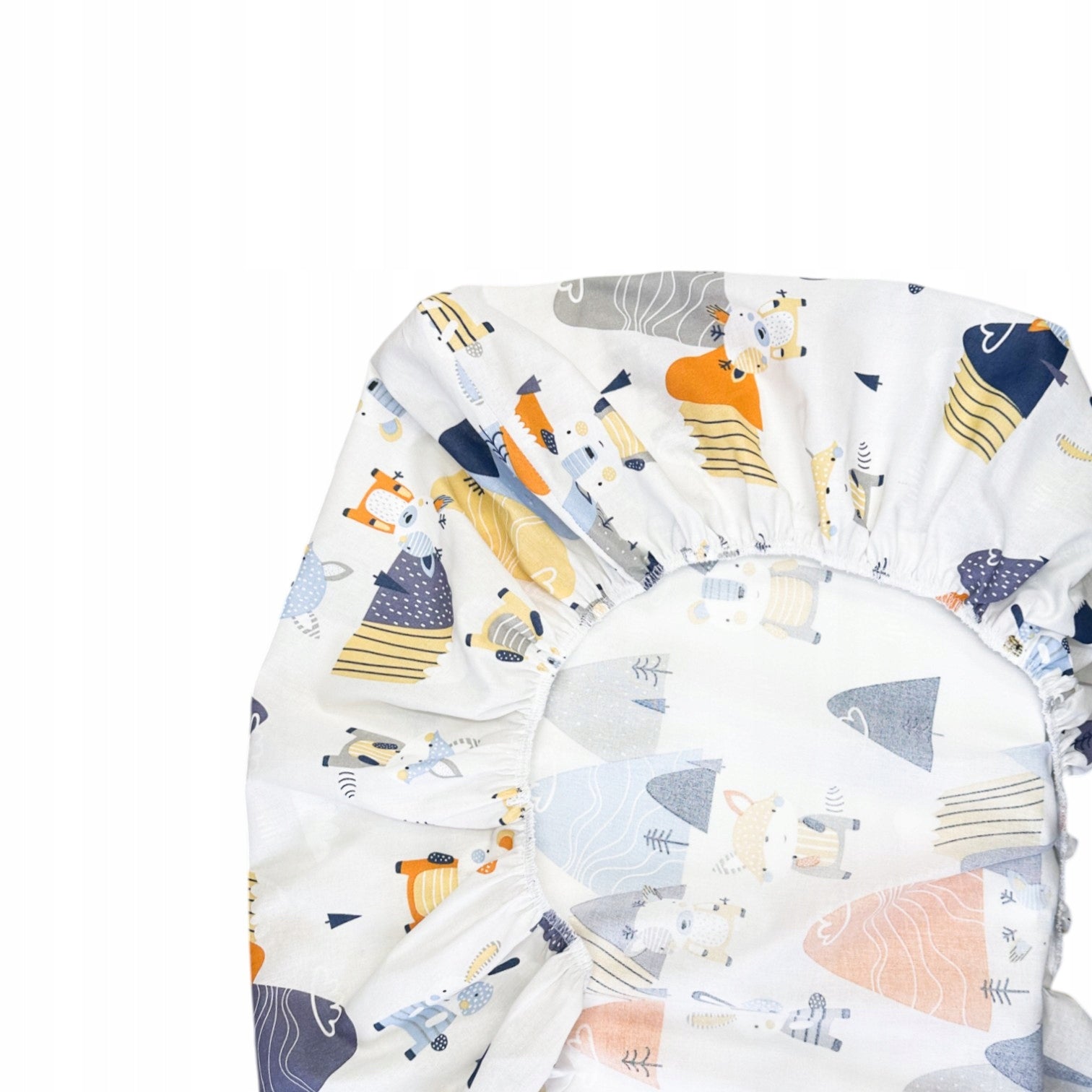 Prześcieradło z gumką 60x120 100% Bawełna przescieradlo do łóżeczka