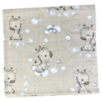 Pieluszka muślinowa duża OTULACZ 120×120 cm Pielucha muślin bawełna