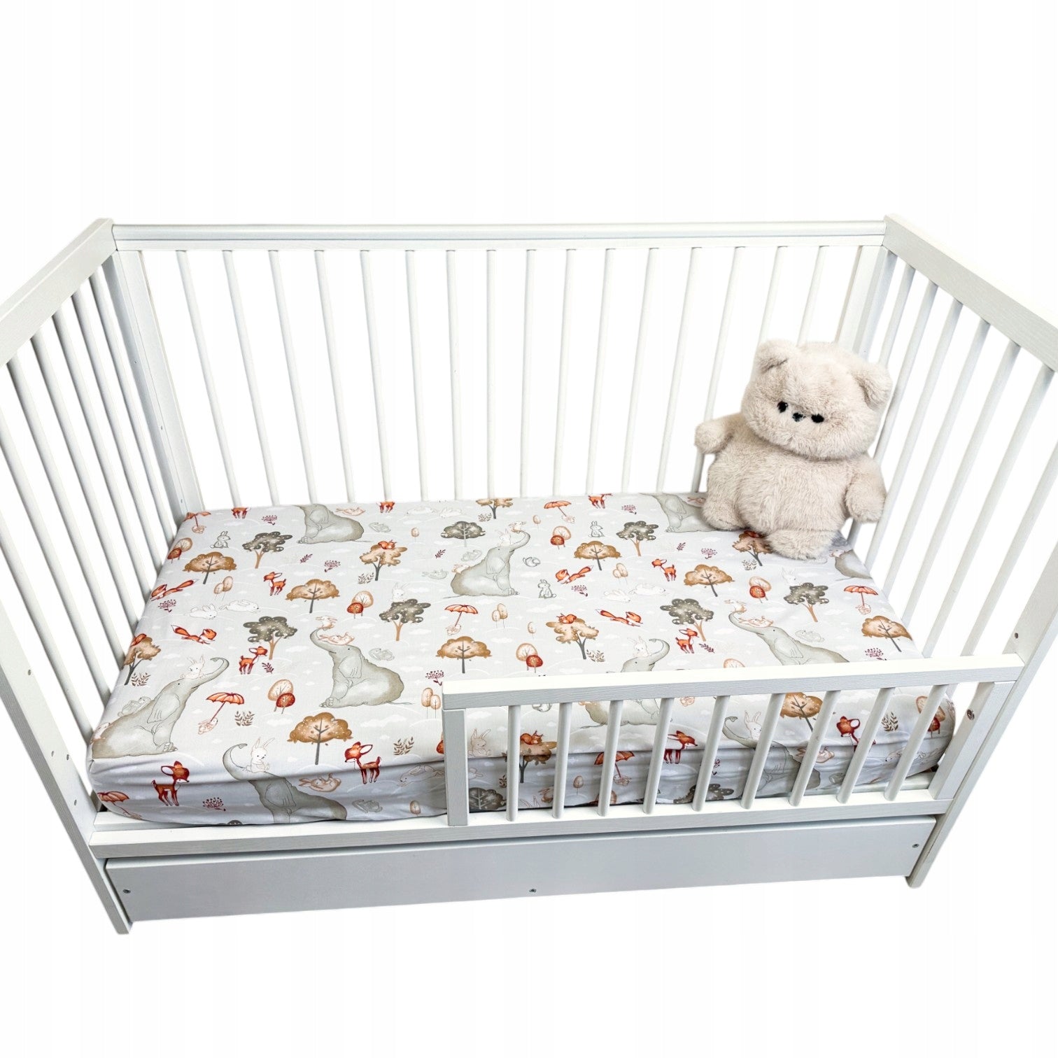 Prześcieradło z gumką 60x120 100% Bawełna przescieradlo do łóżeczka