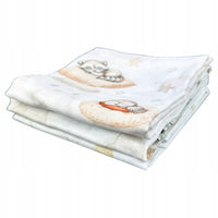 Pieluszki muślinowe duże Plumeri 3x 70×70 cm - większy rozmiar, komfort