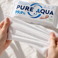 Chusteczki nawilżane Opharm Pure Aqua, 8 × 60 szt.