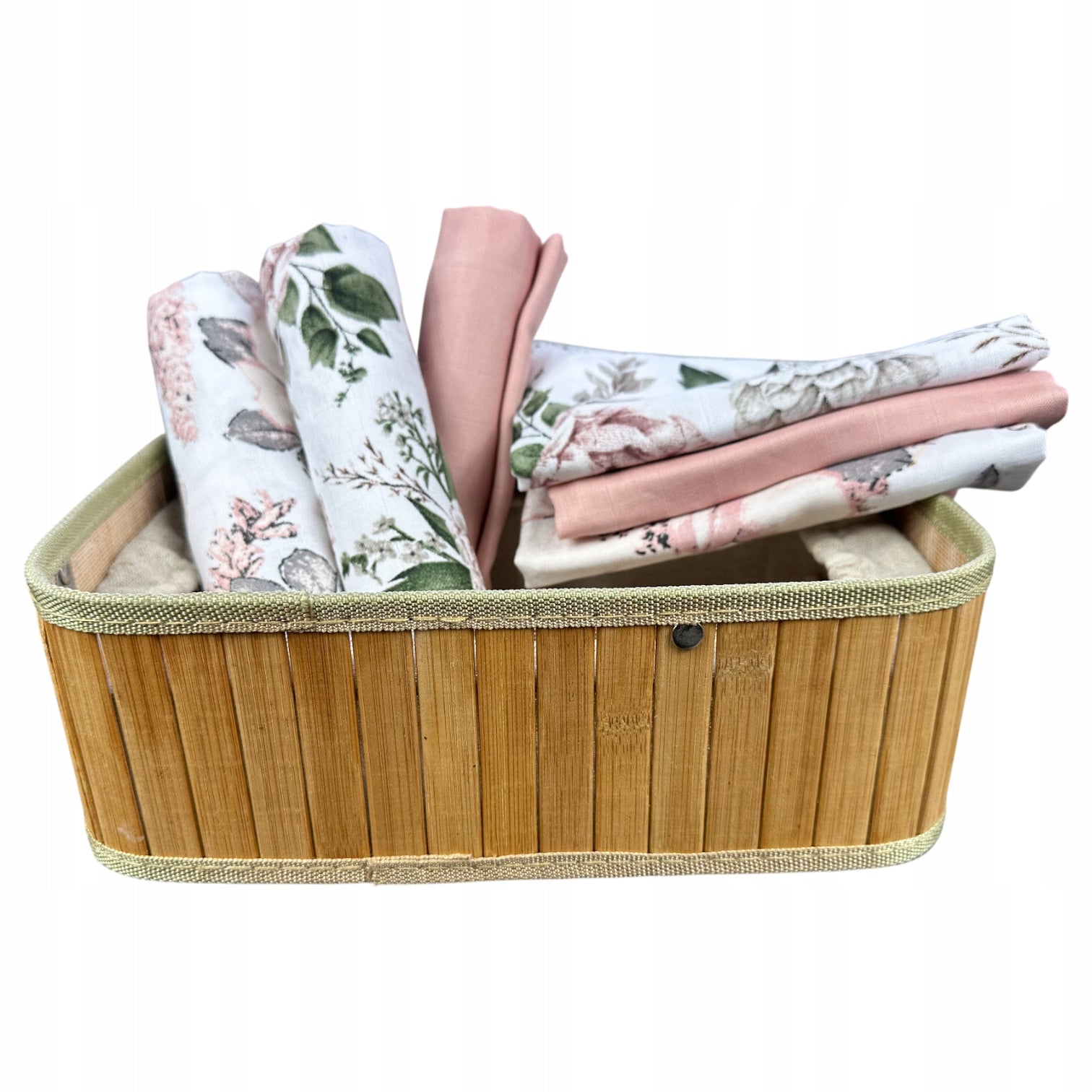 Musselinwindeln, 3 St., 70x70 cm, Pfingstrose Rosa Botanik | Plumeri