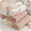 Plumeri Pieluszki muślinowe zestaw kolorów 10 szt. 50x30 cm