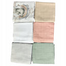 Pieluszki muślinowe duże Plumeri 6x 70×70 cm - większy rozmiar, komfort