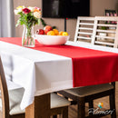 Obrus Biały plamoodporny klasyczny 120x220cm