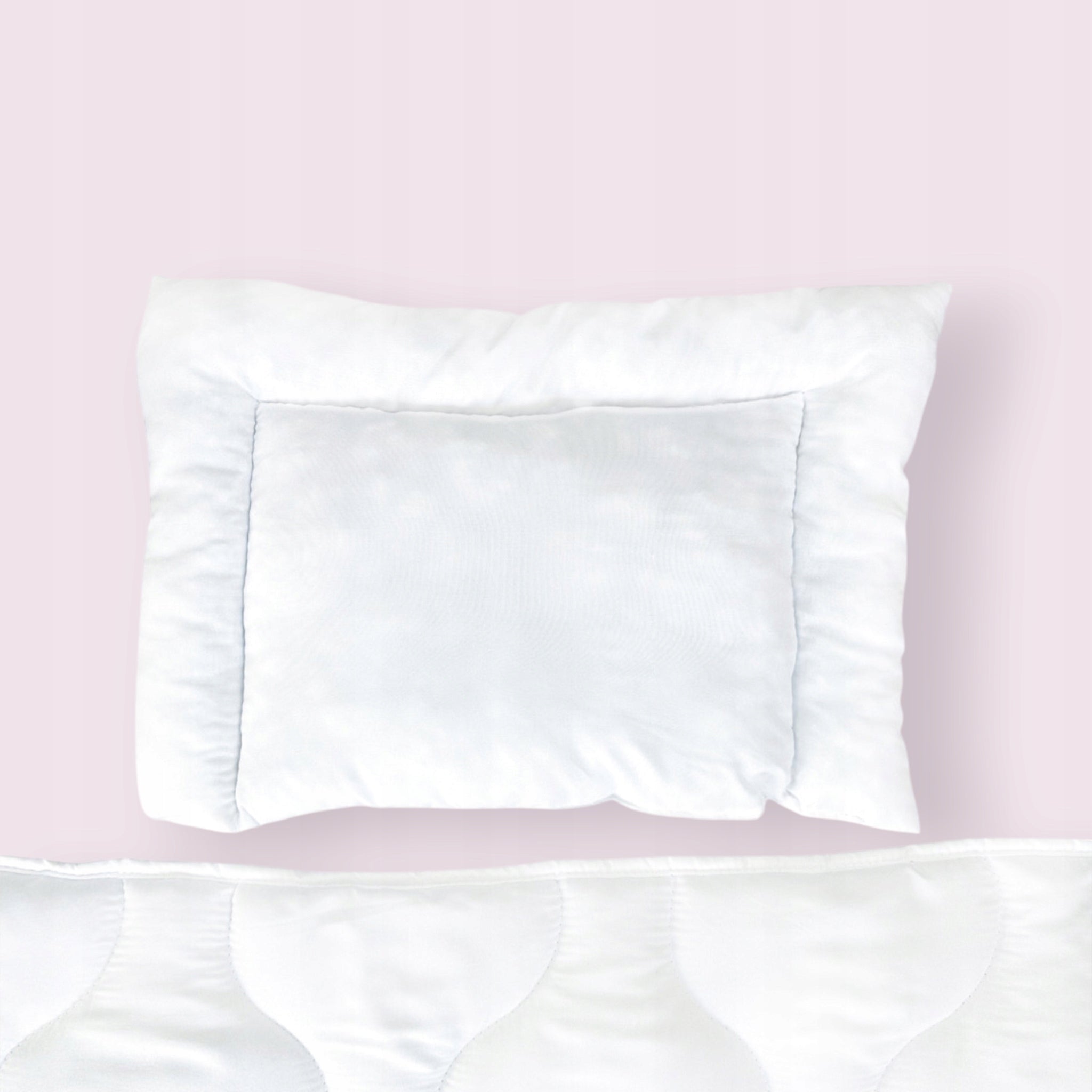 Całoroczny zestaw kołdra 90x120cm płaska poduszka 40x60cm antyalergiczne