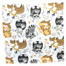 Pieluszki muślinowe duże Plumeri 1x 70×70 cm - większy rozmiar, komfort