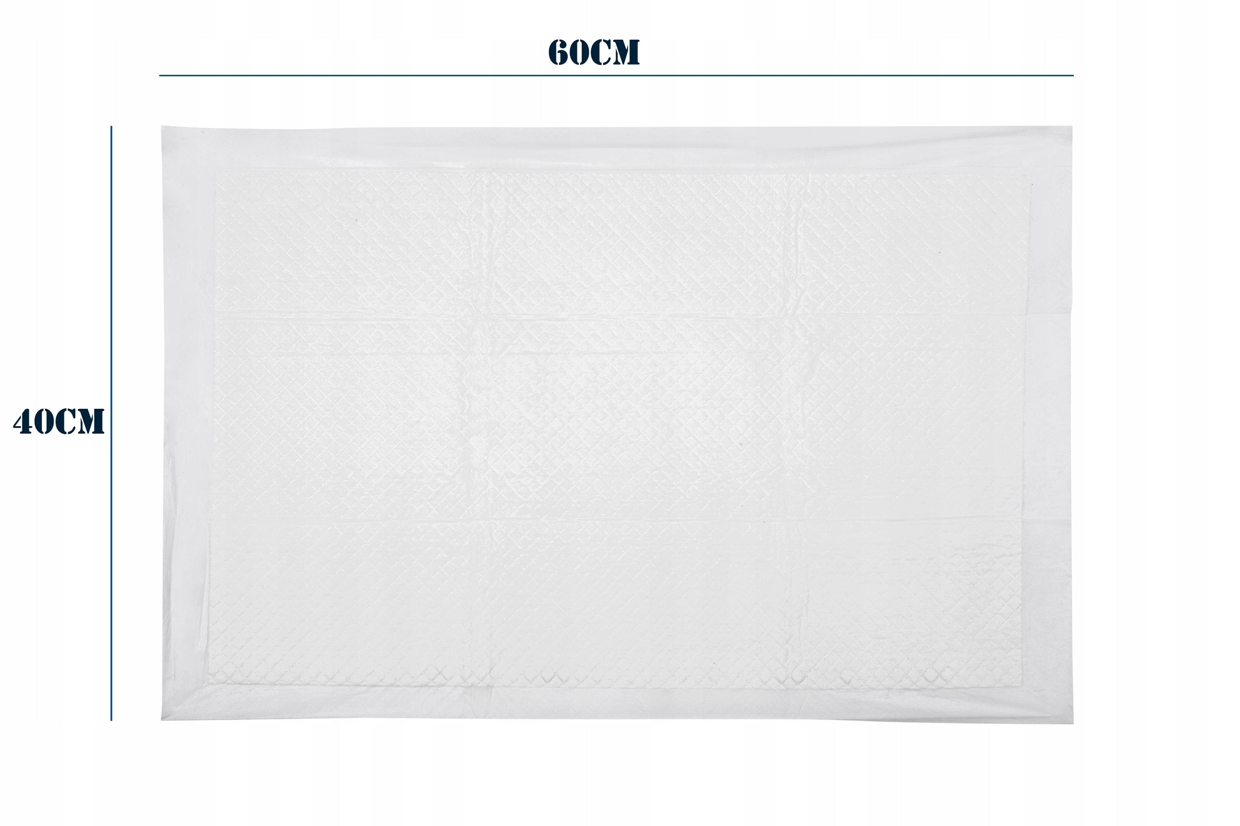 Podkłady chłonne na przewijak 60x40 Super chłonne białe delikatne 10szt