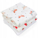 Plumeri Pieluszki muślinowe zestaw kolorów 3 szt. 70x70 cm