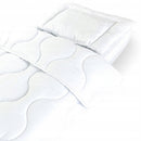 Całoroczny zestaw kołdra 100x135cm płaska poduszka 40x60cm antyalergiczne