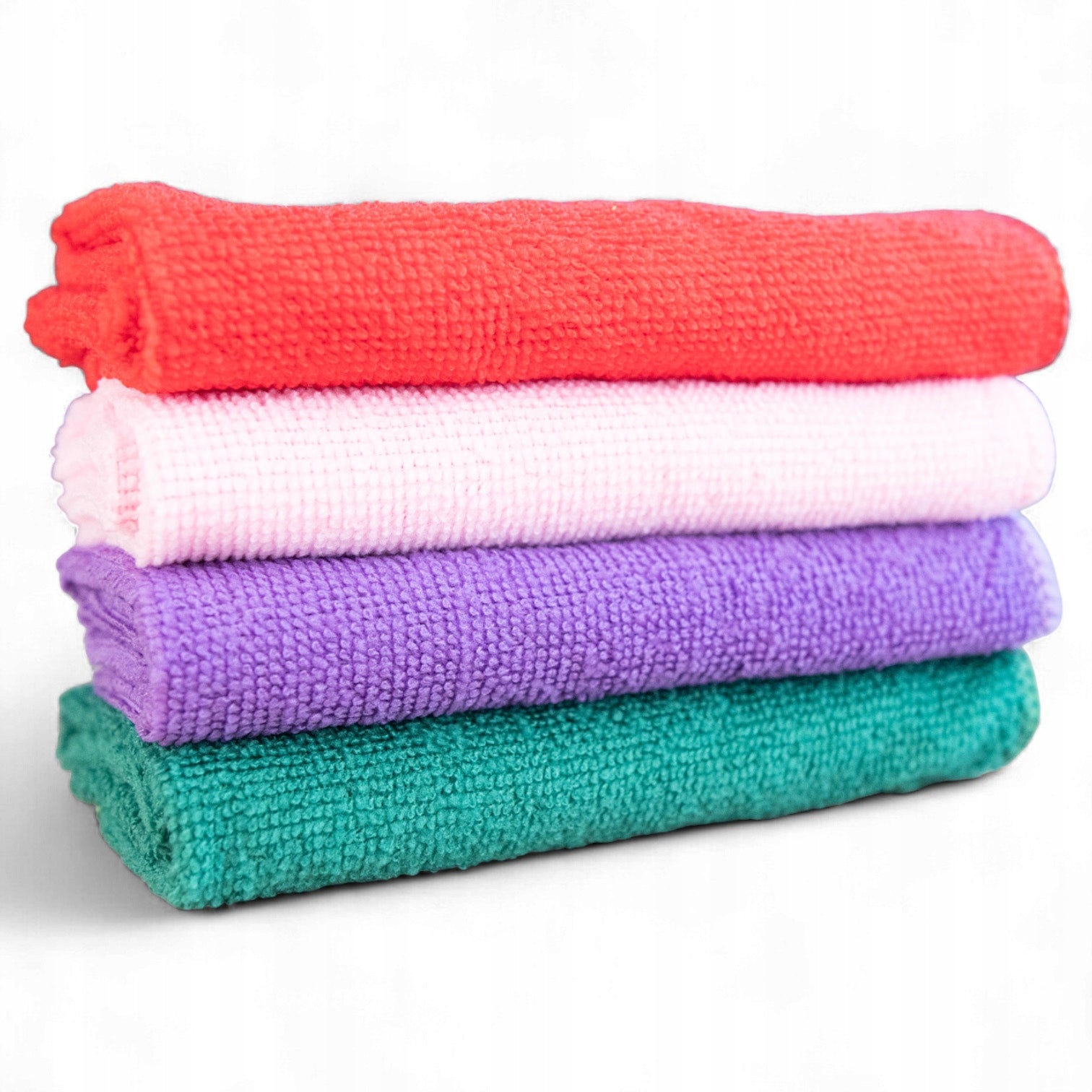ŚCIERECZKI Z MIKROFIBRY 30CM X 30CM 4 KOLORY ZESTAW 4 SZTUK | Opharm