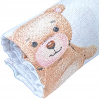 Pieluszki muślinowe duże Plumeri 1x 70×70 cm - większy rozmiar, komfort