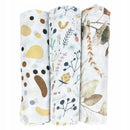 Pieluszki muślinowe duże Plumeri 3x 70×70 cm - większy rozmiar, komfort