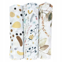 Pieluszki muślinowe duże Plumeri 3x 70×70 cm - większy rozmiar, komfort