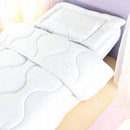 Całoroczny zestaw kołdra 90x120cm płaska poduszka 40x60cm antyalergiczne