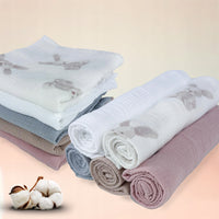 Plumeri Pieluszki muślinowe zestaw kolorów 5 szt. 70x70 cm