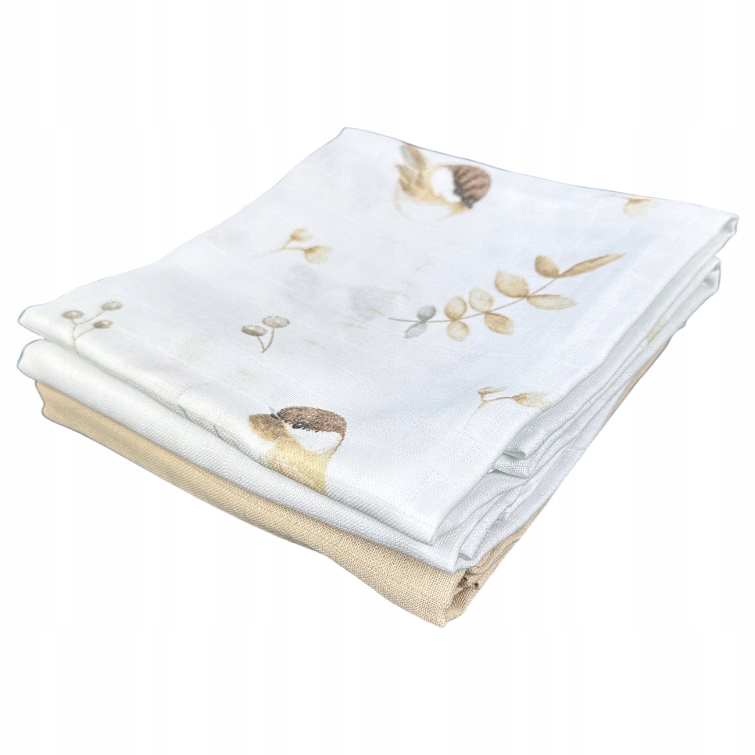 Pieluszki muślinowe duże Plumeri 3x 70×70 cm - większy rozmiar, komfort