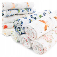 Plumeri Pieluszki muślinowe zestaw kolorów 5 szt. 70x70 cm