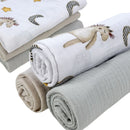 Plumeri Pieluszki muślinowe zestaw kolorów 3 szt. 70x70 cm