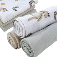 Plumeri Pieluszki muślinowe zestaw kolorów 3 szt. 70x70 cm