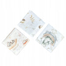 Pieluszki muślinowe duże Plumeri 3x 70×70 cm - większy rozmiar, komfort