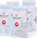 Podkłady chłonne na przewijak 60x40 Super chłonne białe delikatne 10szt