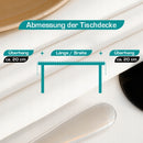 Obrus Biały plamoodporny klasyczny 120x160cm