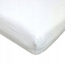 Prześcieradło muślinowe bawełna 60x120cm do łóżeczka niemowlęcego z gumką