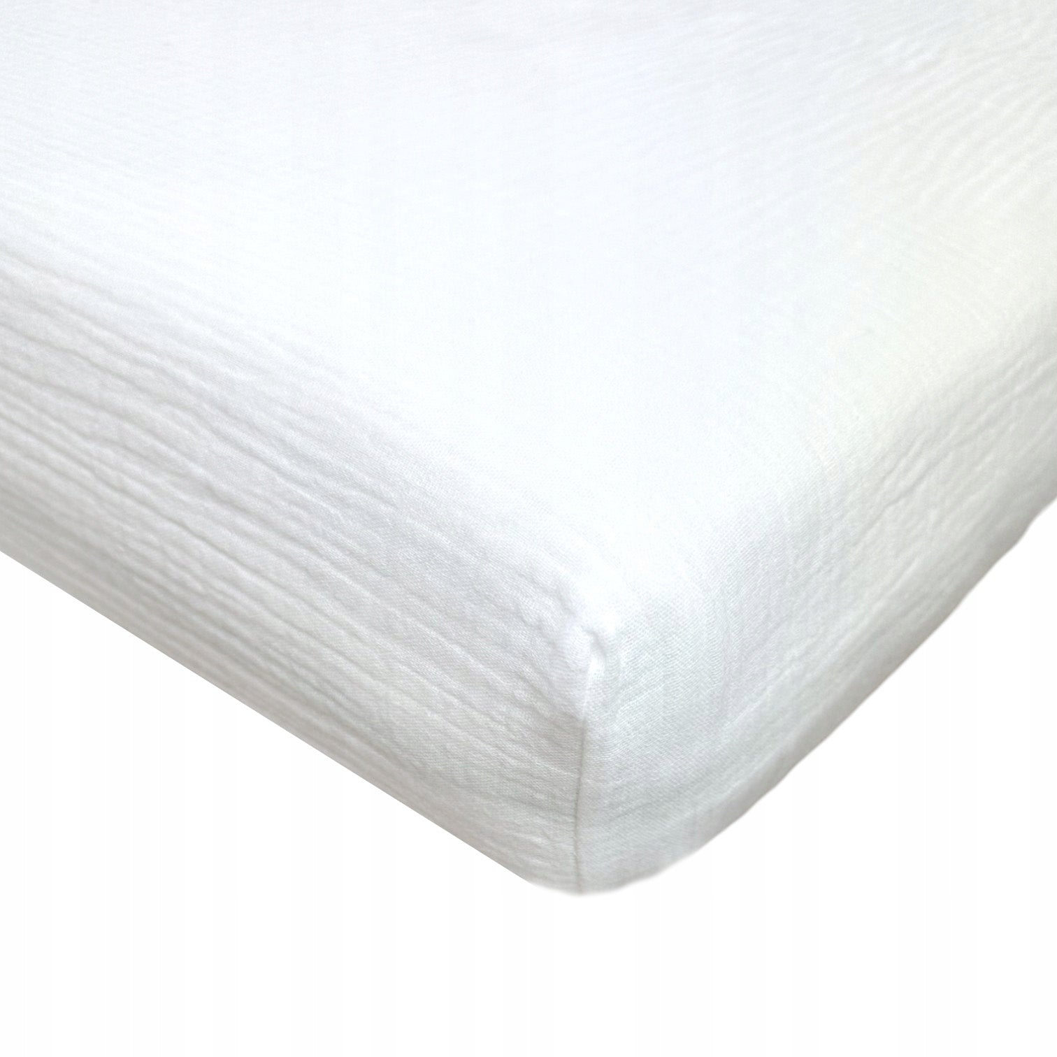 Prześcieradło muślinowe bawełna 60x120cm do łóżeczka niemowlęcego z gumką