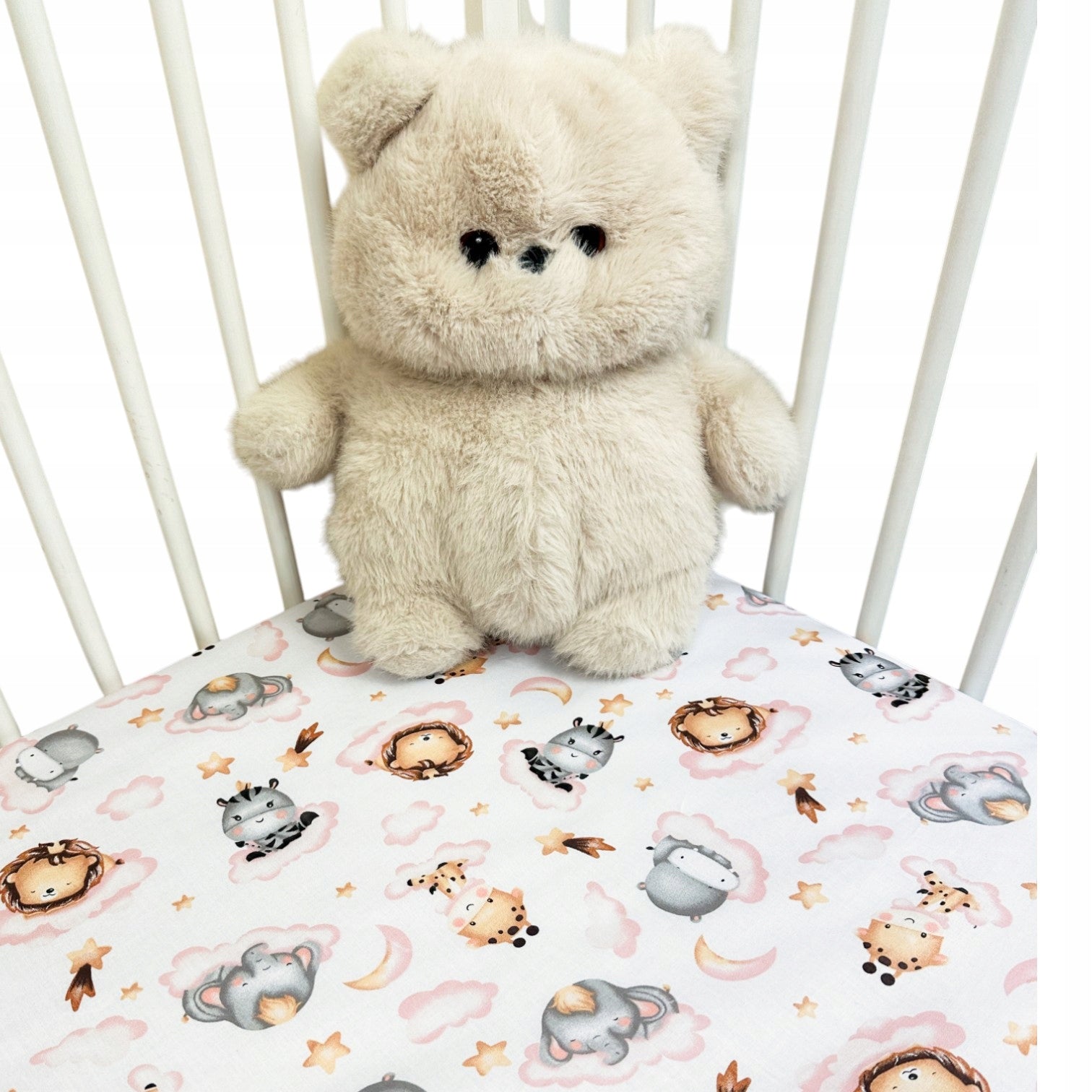 Prześcieradło z gumką 60x120 100% Bawełna przescieradlo do łóżeczka